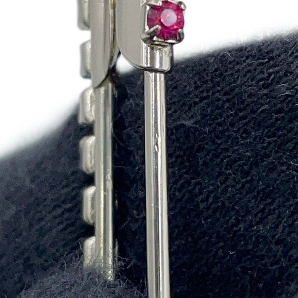 CHANEL Authentic Pink Logo Brooch - Picture 7 of 8